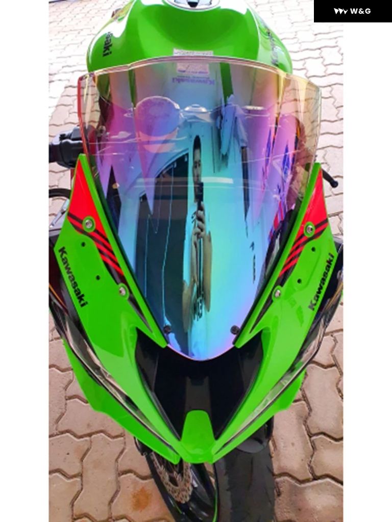 ZX6R オートバイ バイク ダブルバブル 風防 ウィンドスクリーン