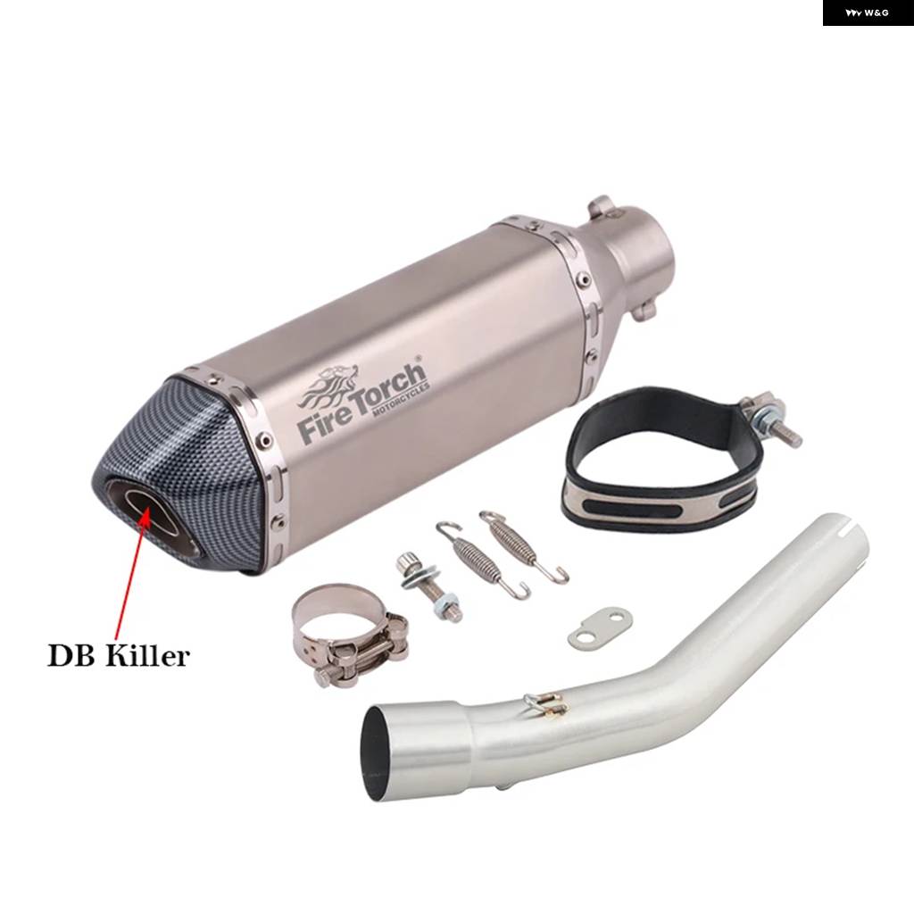 並行輸入品 スリップオン ヤマハ XTZ700 T700 2019 - 2023 オートバイ 排気 システム ラリーエディション ミドルミッドリンク パイプ_5