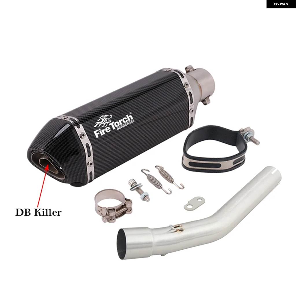 並行輸入品 スリップオン ヤマハ XTZ700 T700 2019 - 2023 オートバイ 排気 システム ラリーエディション ミドルミッドリンク パイプ_4