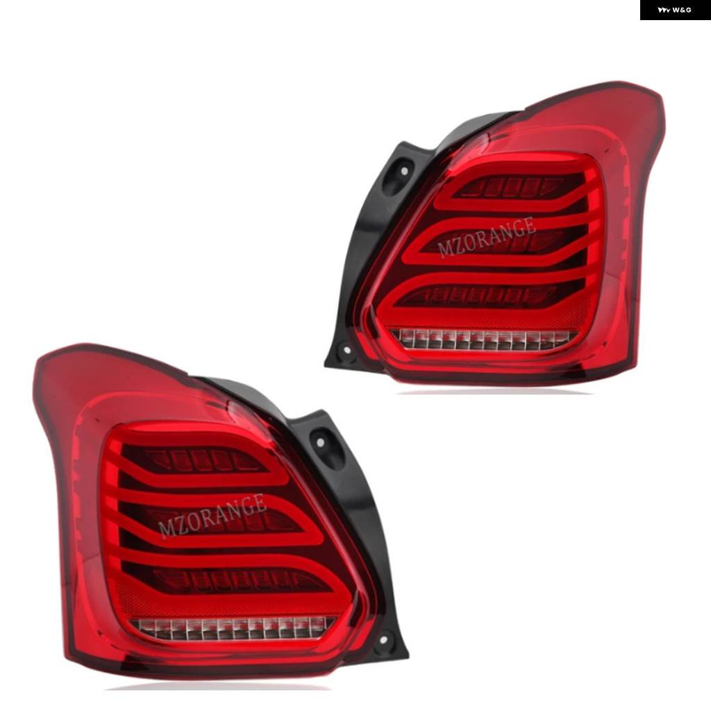 並行輸入品 1ペア LED リア テールライト スズキ スイフト 2018 2019 2020 ストップブレーキ ウィンカー カーパーツ バンパー ランプ_1