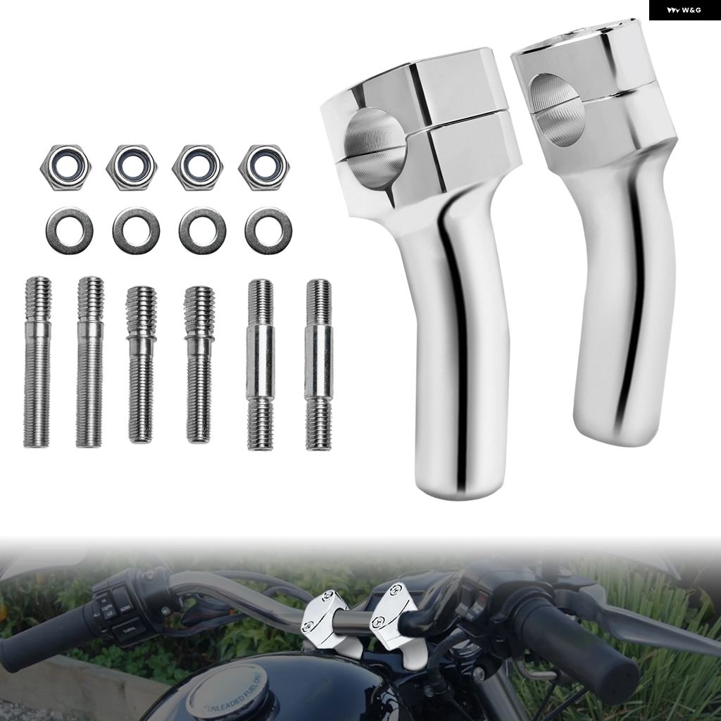 ブランド登録なし - 並行輸入品 自動二輪車 プルバック 手持ち部分赤ちょうちん 1in 手持ち部分赤ちょうちん ライザークランプ ラウンド 4in高さ脹れ上がる ハーレー ダイナ ソフテイル ホンダ