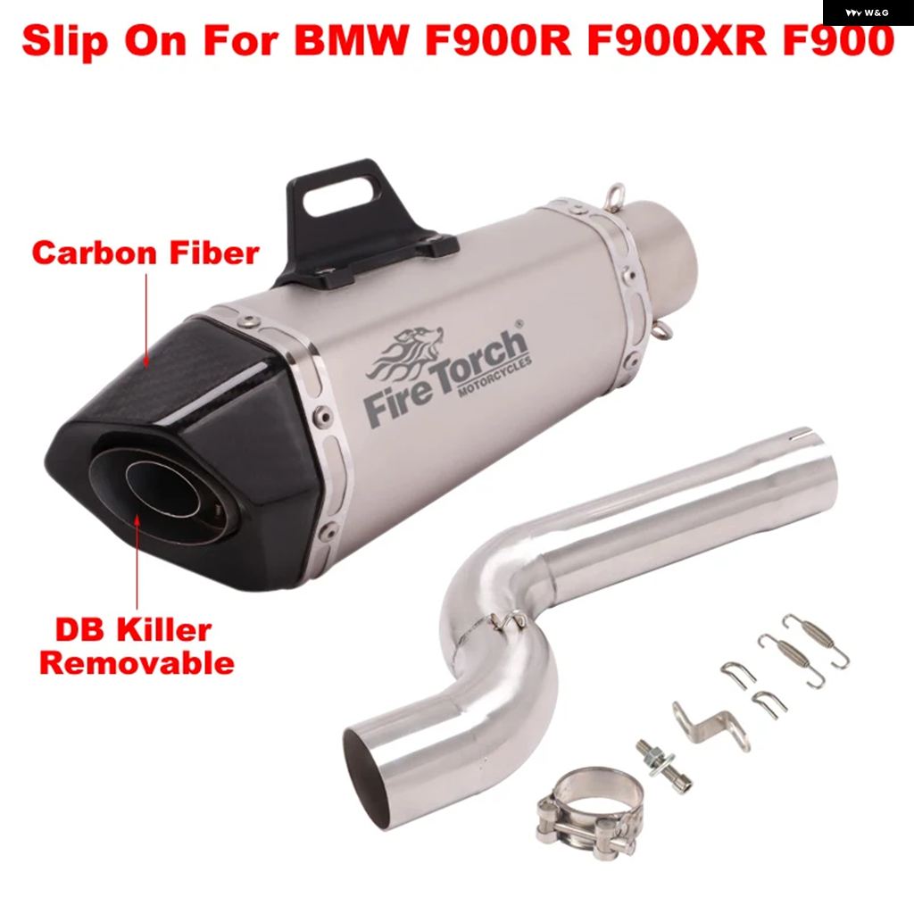 ブランド登録なし - 並行輸入品 BMW F900R F900XR XR 2020 2021 スリップオンマフラー ミッドリンク 配管 えり巻きDB殺害者