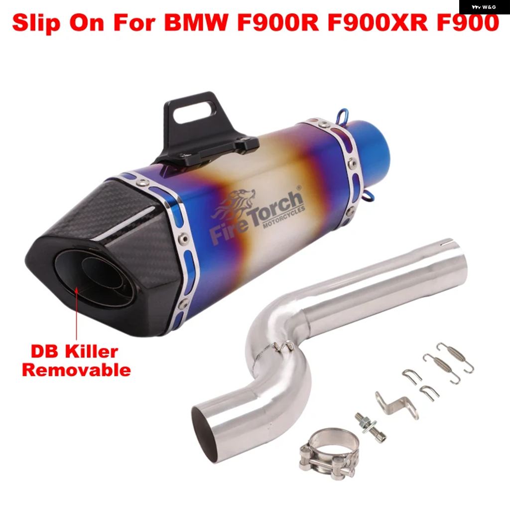 ブランド登録なし - 並行輸入品 BMW F900R F900XR XR 2020 2021 スリップオンマフラー ミッドリンク 配管 えり巻きDB殺害者