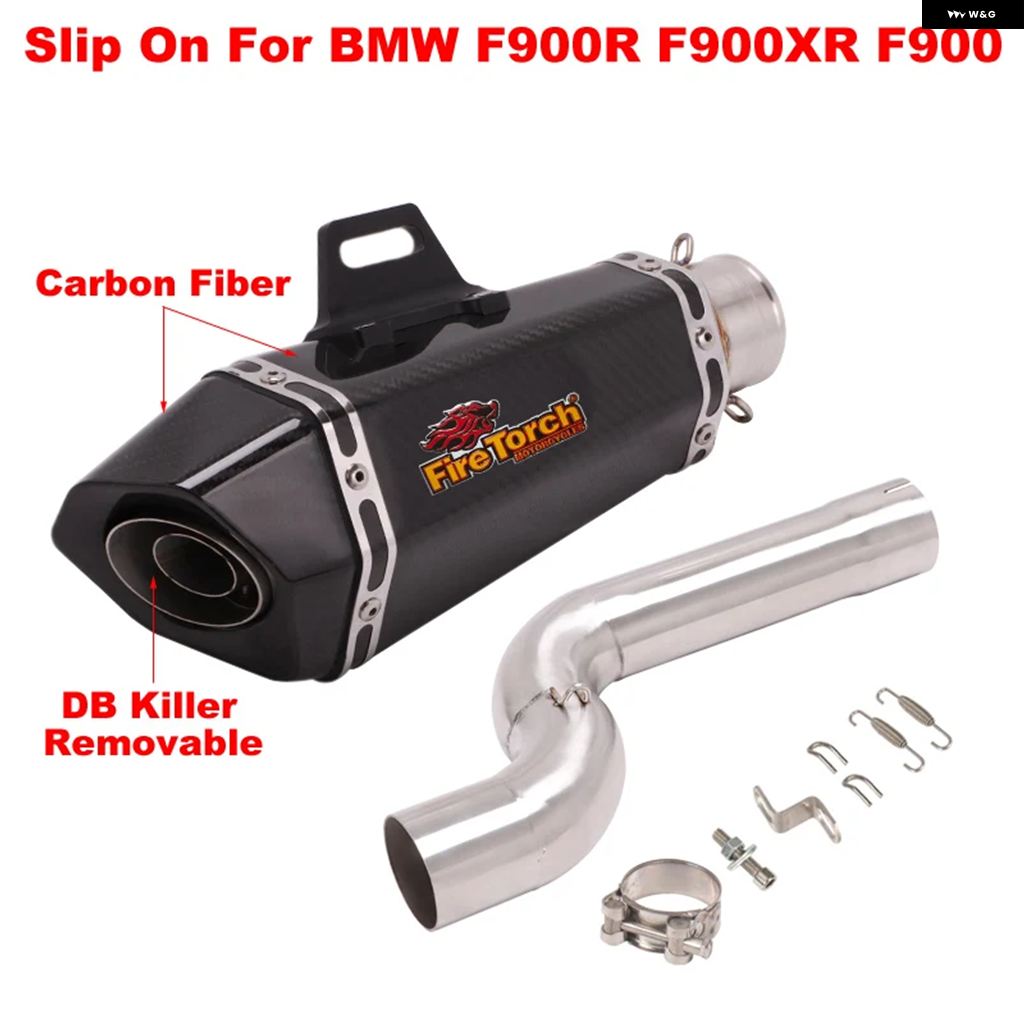 ブランド登録なし - 並行輸入品 BMW F900R F900XR XR 2020 2021 スリップオンマフラー ミッドリンク 配管 えり巻きDB殺害者