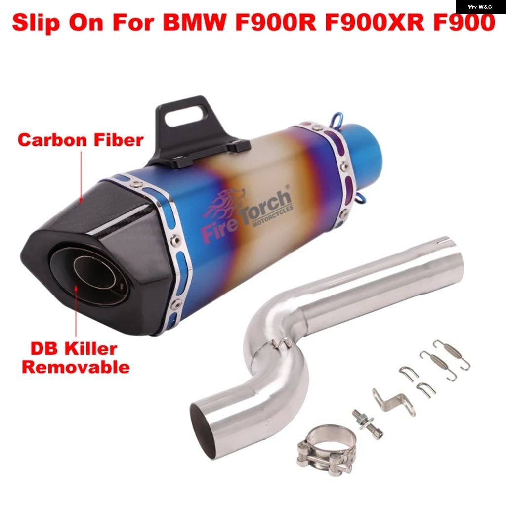 ブランド登録なし - 並行輸入品 BMW F900R F900XR XR 2020 2021 スリップオンマフラー ミッドリンク 配管 えり巻きDB殺害者