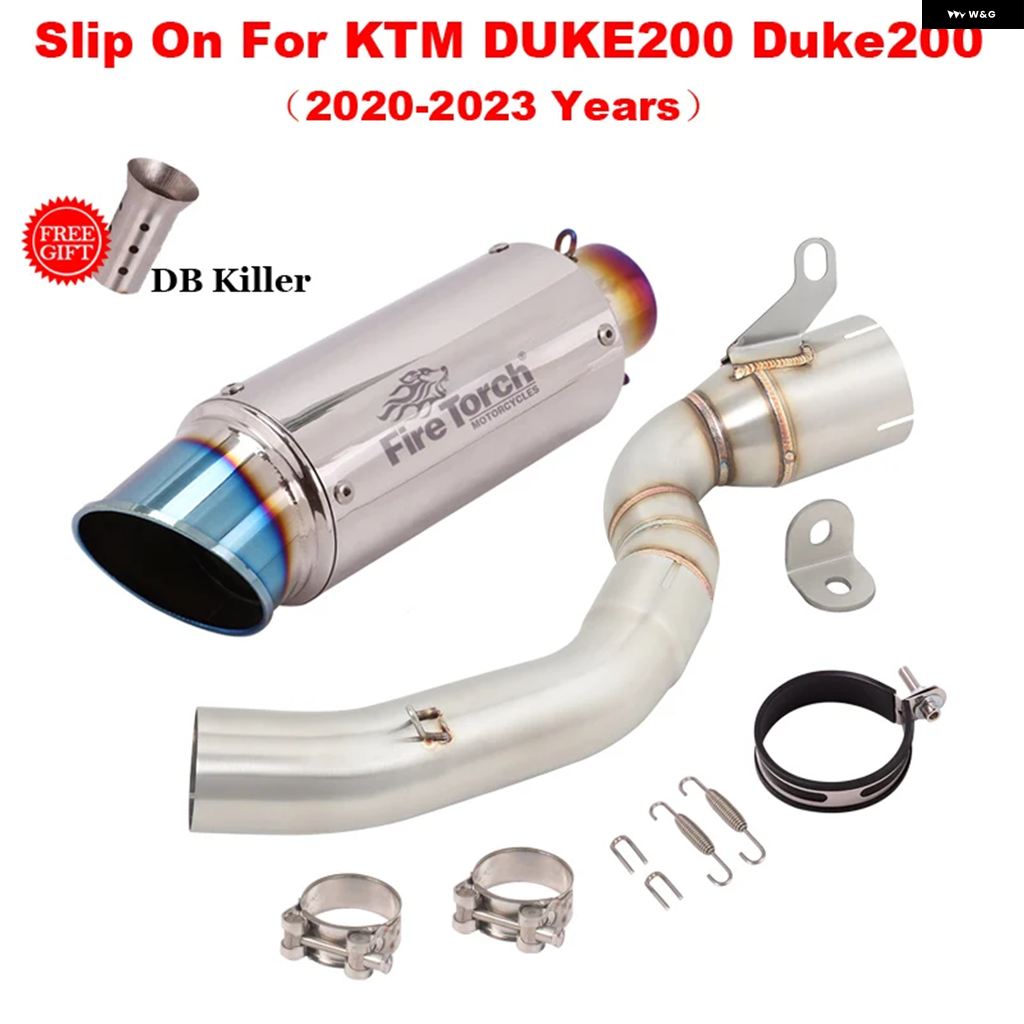 ブランド登録なし - 並行輸入品 スリップオン DUKE KTM 200 DUKE200 2020 - 23 自動二輪車 GP エキゾースト 逃げ失せる 真っただ中繋がり 配管 えり巻き 窪溜まり 自動二輪車 DB 殺害者