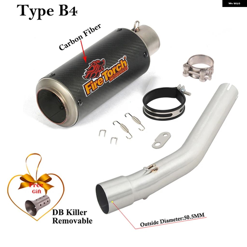 ブランド登録なし - 並行輸入品 スリップオン ヤマハ テネレ700 XTZ700 2019-2023 自動二輪車 エキゾースト ミッドリンク 配管 炭素 えり巻き DB殺害者