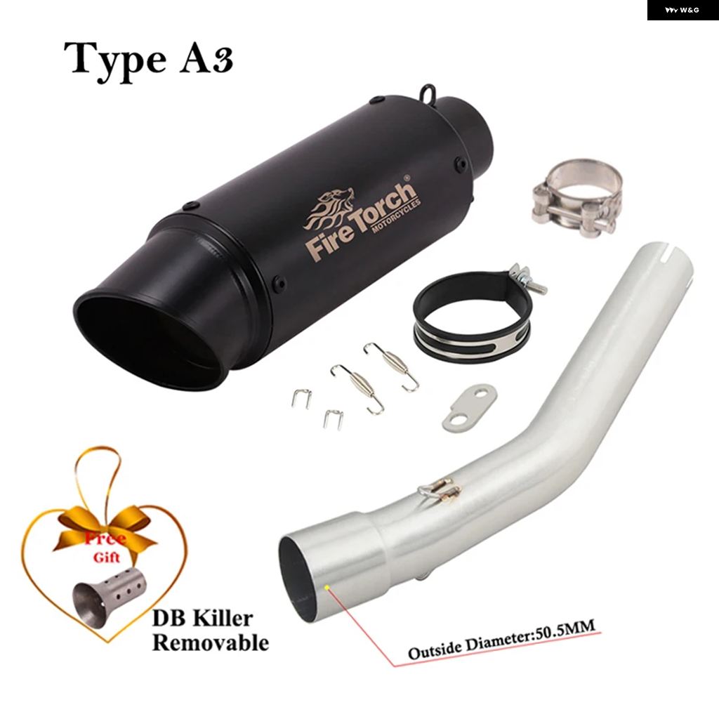 ブランド登録なし - 並行輸入品 スリップオン ヤマハ テネレ700 XTZ700 2019-2023 自動二輪車 エキゾースト ミッドリンク 配管 炭素 えり巻き DB殺害者
