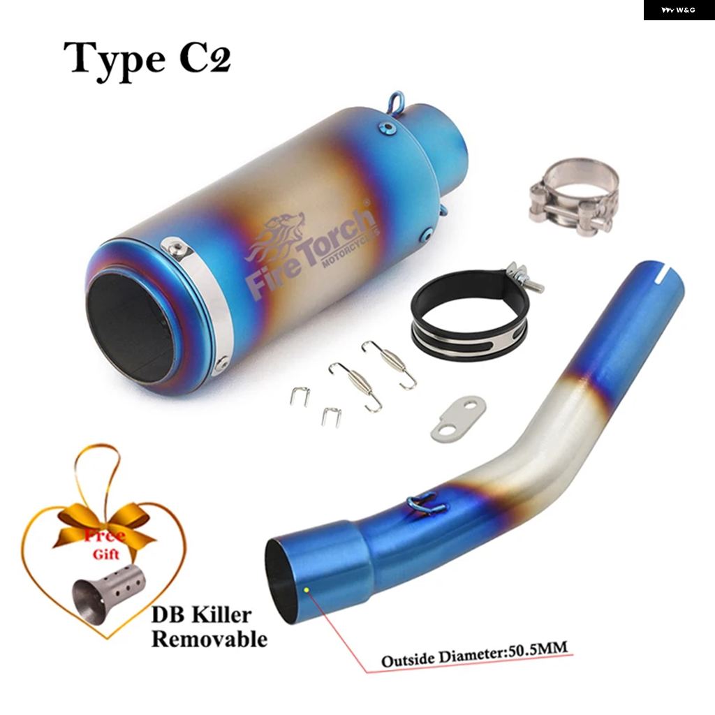ブランド登録なし - 並行輸入品 スリップオン ヤマハ テネレ700 XTZ700 2019-2023 自動二輪車 エキゾースト ミッドリンク 配管 炭素 えり巻き DB殺害者