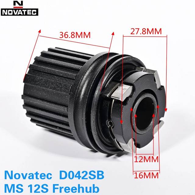 並行輸入品 Novatec D042SB D792SB 自転ブリペア部品 フリーハブボディ