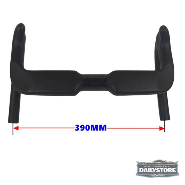 並行輸入品 BIKEDOC 330MM バンチバー トラックカーボンハンドルバー