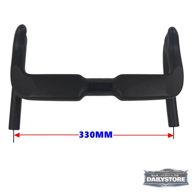 並行輸入品 BIKEDOC 330MM バンチバー トラックカーボンハンドルバー