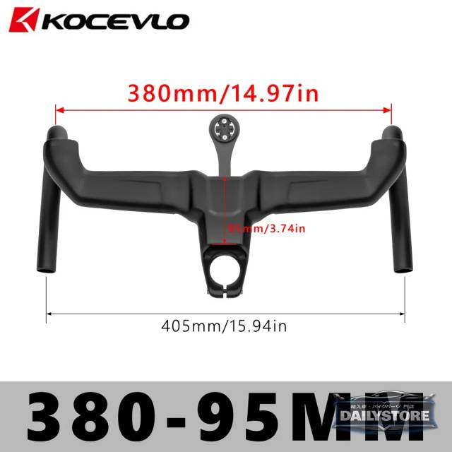 並行輸入品 KOCEVLO K04 EVO ロード エアロ カーボン一体型ハンドル