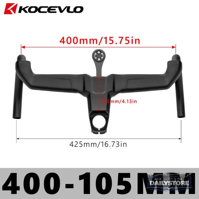 コサベロ カーボン一体型ハンドル 380mm 並行輸入品 KOCEVLO K04 EVO ロード エアロ カーボン一体型ハンドル