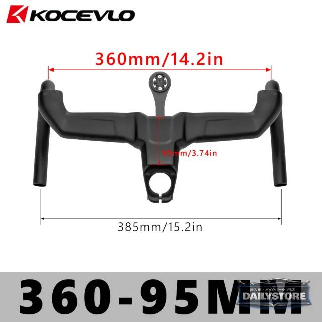 並行輸入品 KOCEVLO K04 EVO ロード エアロ カーボン一体型ハンドル