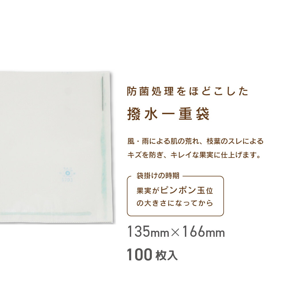 第一ビニール 果実袋(20枚入りパック) リンゴ 166mm×135mm 2mvetro リンゴ 果実袋 DAIM 寸法166×135mm 1袋(20枚) - 【通販モノタロウ】