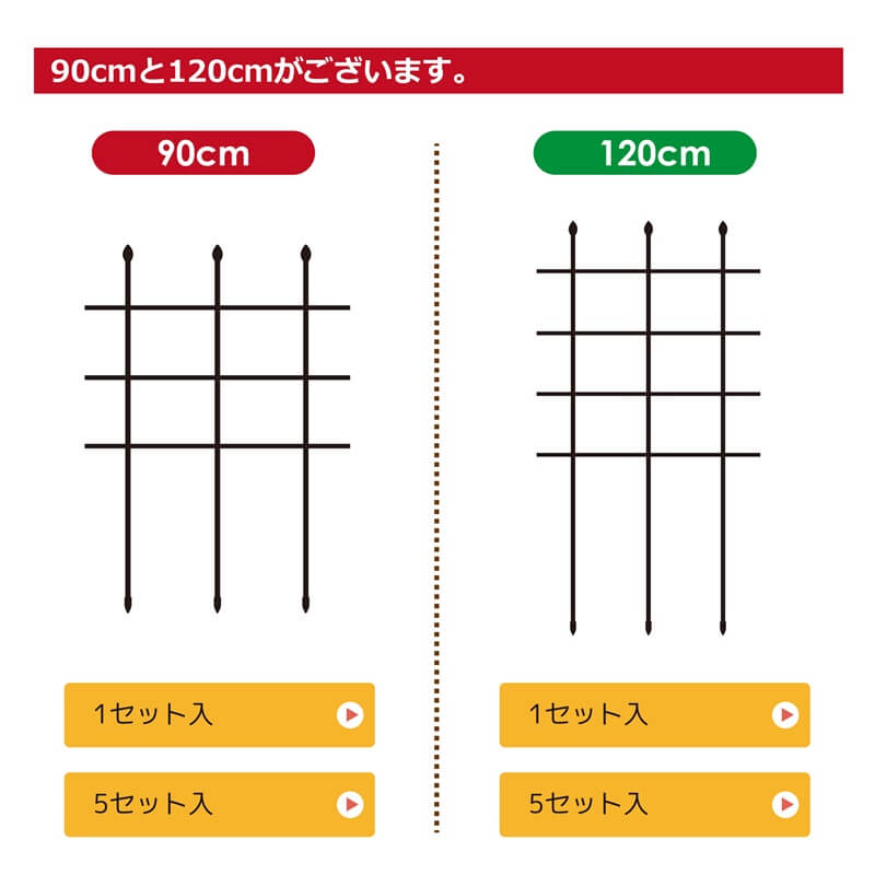 DAIM 自在型トレリス 幅60cm 高さ120cm 5セット入 トレリス フェンス