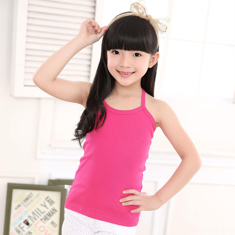2枚セット 2タイプ×7色  送料無料 キャミソール 下着 肌着 レインナー コットン 綿 タンクトップ キッズ服 子供服 90cm 100cm 11 |  | 10