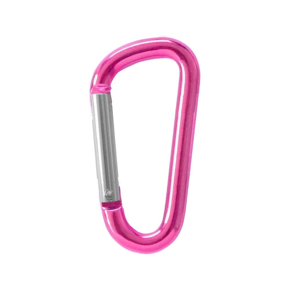 カラビナ アルミ製 Lサイズ 60mm フラットタイプ 6×60F カラー 50個