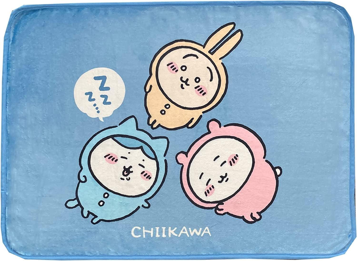 ちいかわ ハチワレ 郎 ひざかけ ブランケット 約100cm ふわふわ