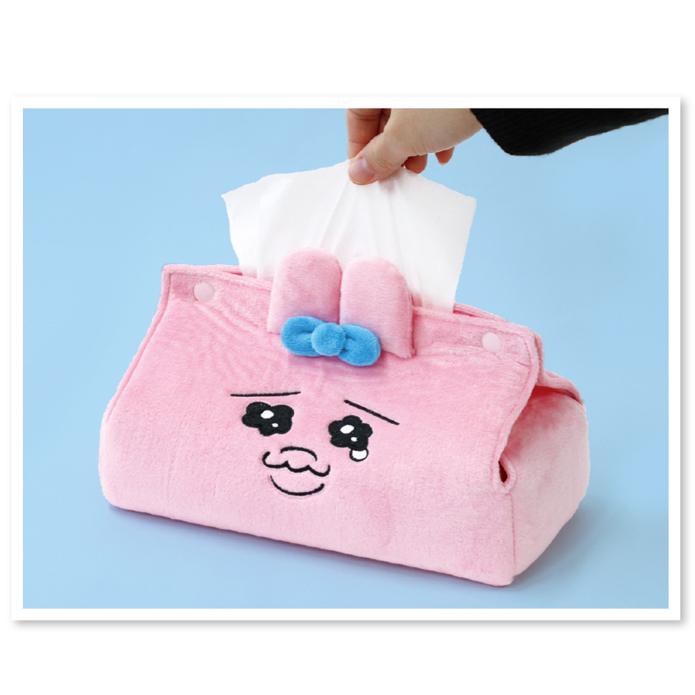 ティーズファクトリー おぱんちゅうさぎ ぬいぐるみドアップティッシュ