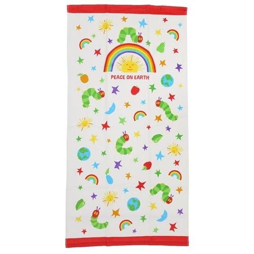 はらぺこあおむし グッズ バスタオル 絵本キャラクター プリントビッグ  