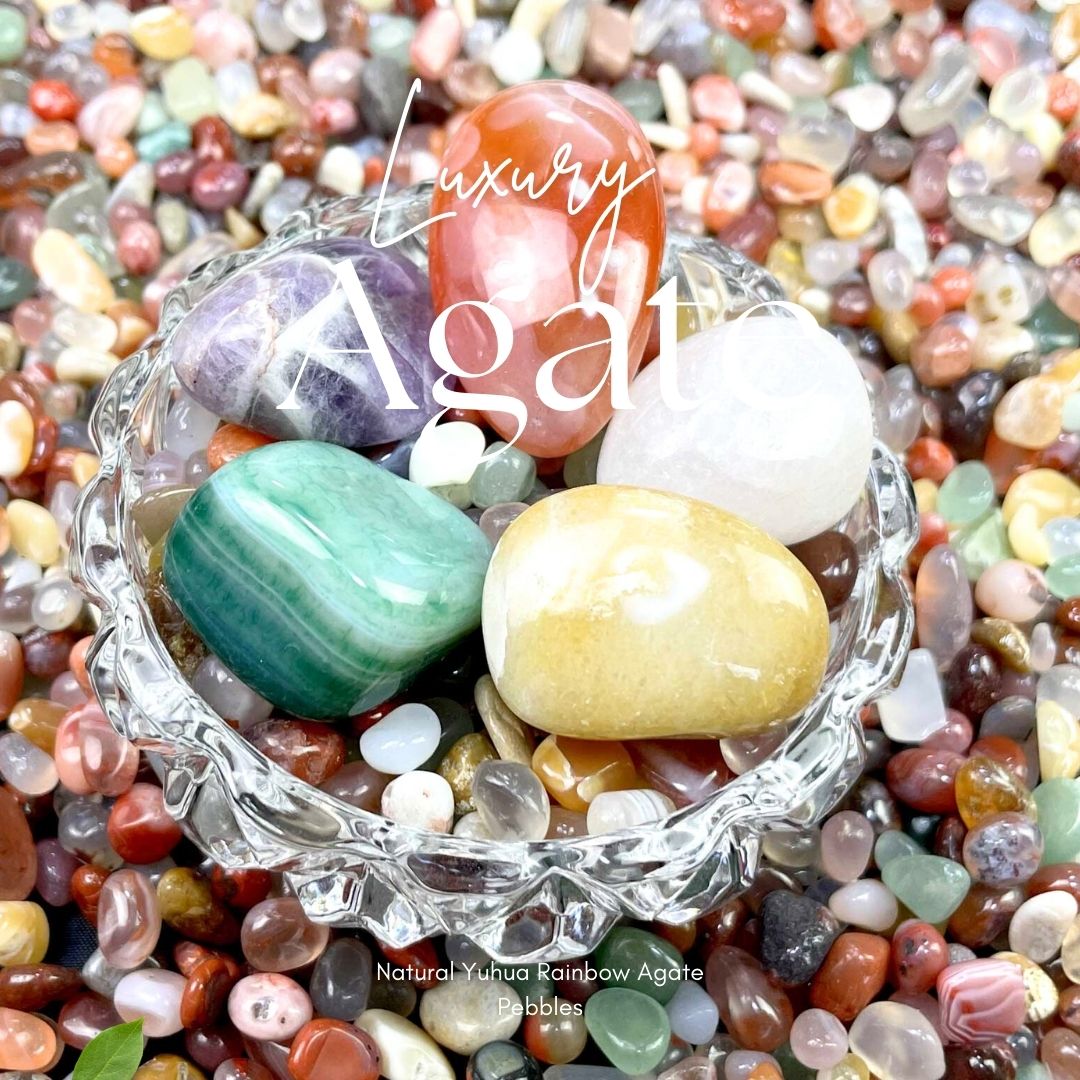 【天然石 / 瑪瑙 】ストーン 石 鑑賞 インテリア 天然雨花石 瑪瑙 彩石 500g インテリア・水槽・風水・パワーストーンに