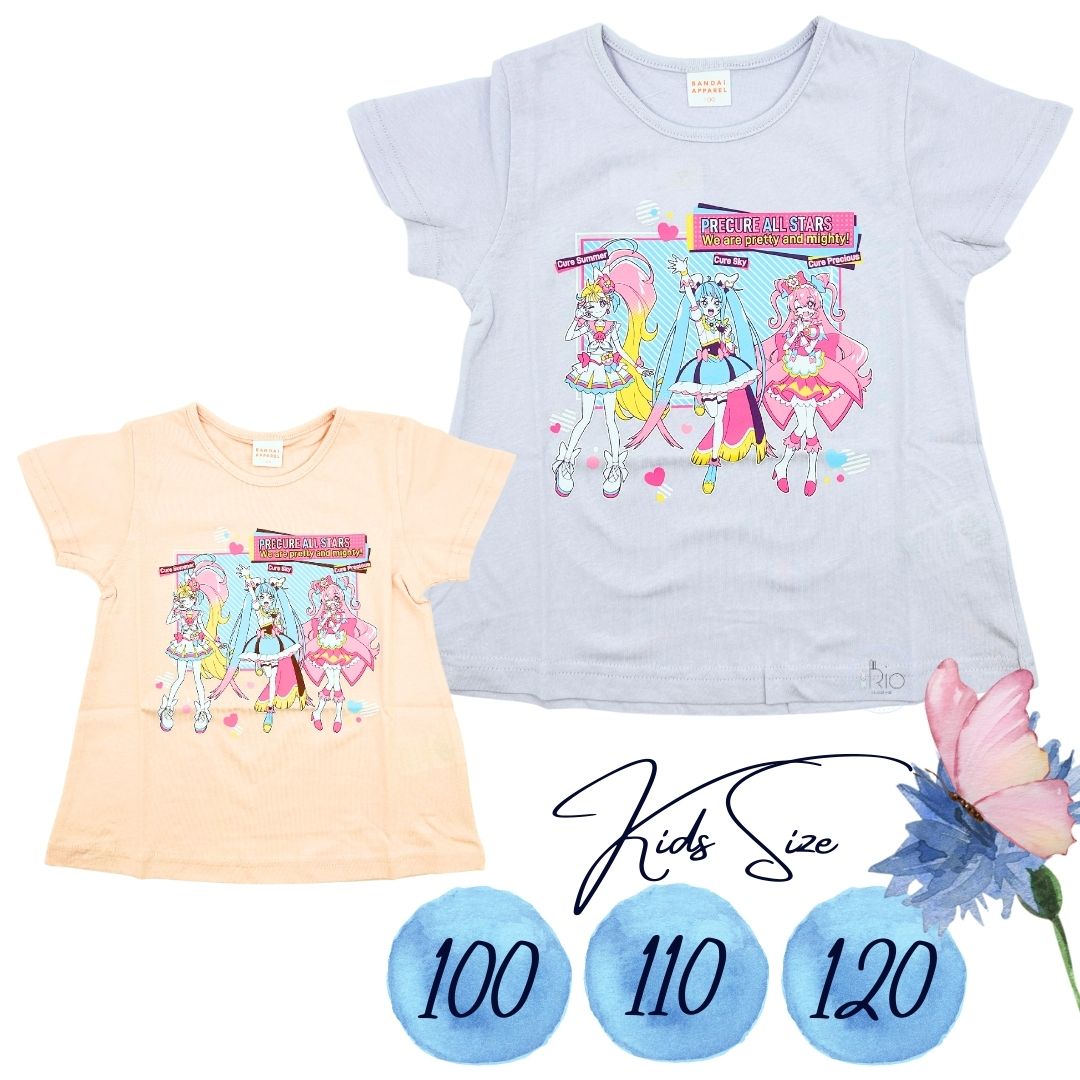 プリキュアオールスターズ 半袖Tシャツ 半袖Tシャツ【子供服】100/110