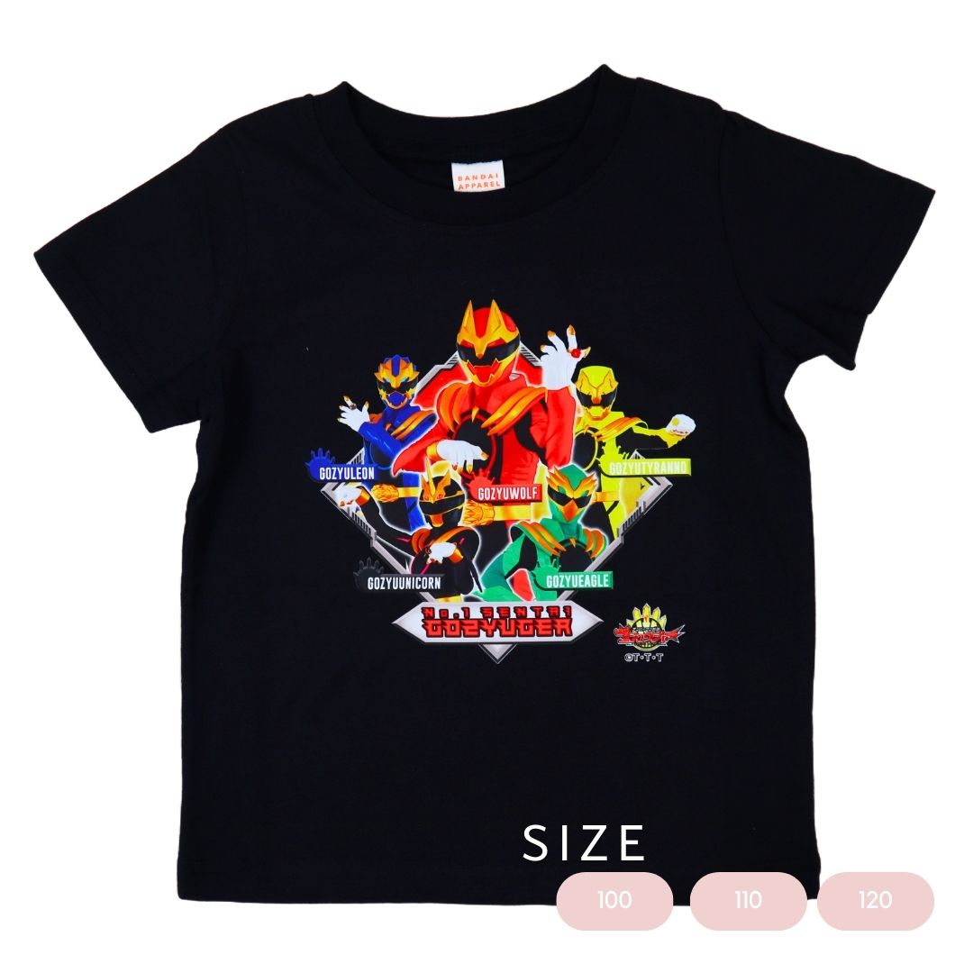 ナンバーワン戦隊ゴジュウジャー　ヒーロー柄Tシャツ　全6種セット　Sサイズふす ナンバーワン戦隊ゴジュウジャー ヒーロー柄Tシャツ 全6種セット