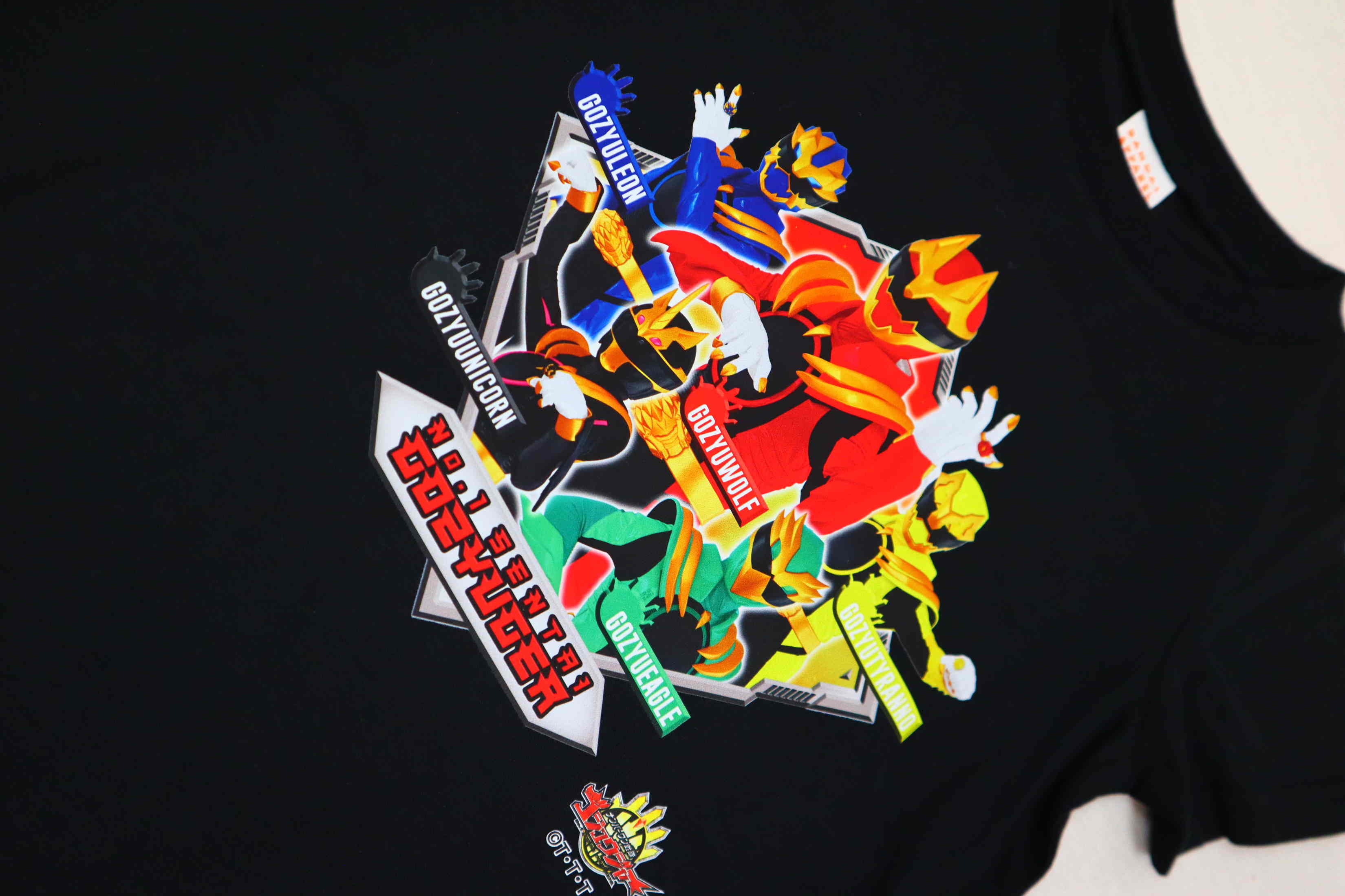 専用✧新品✧おまとめ3点 130 ナンバーワン戦隊ゴジュウジャー 半袖Tシャツ SO8816 ブラック