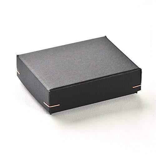 ギフトボックス S カラー角留め箱 緩衝材付 75×58×22mm 1個 4色