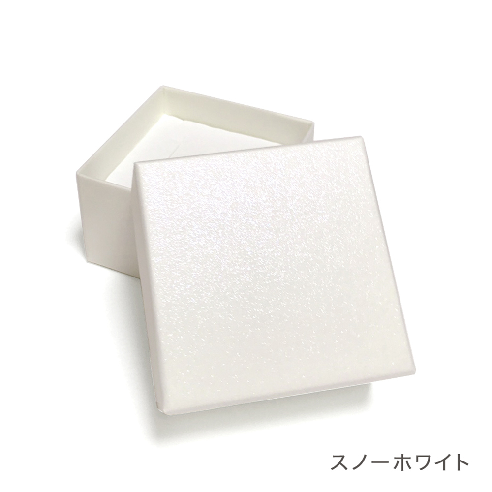 名入れ箔押し キラキラパール ギフトボックス CB《綿・薄紙付》 65×65×40mm 貼り箱 50個 日本製