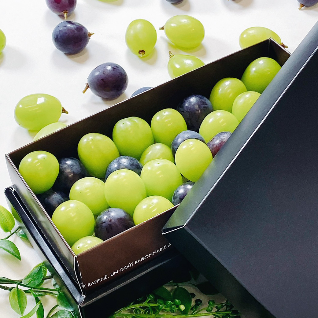 ぶどう フルーツギフト きらめきギフト 650g 化粧箱入 ぶどうの宝石箱