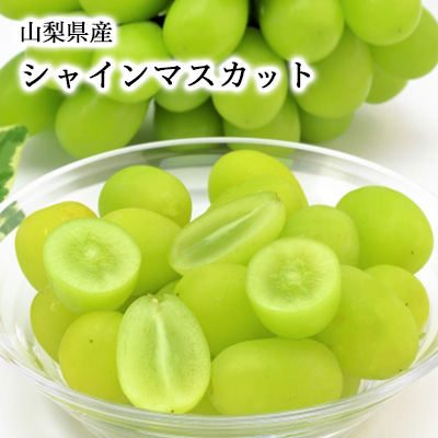 ぶどう シャインマスカット 山梨県産 2房入 1.2kg 希少品種 ギフト