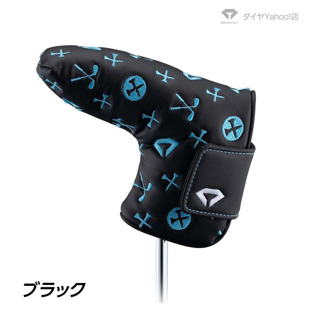 DAIYA GOLF ティーやクラブモチーフモノグラム柄ブレード型