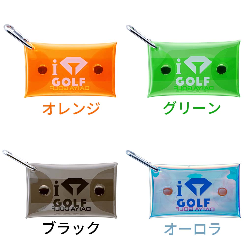 DAIYA GOLF 水・汚れに強い クリア素材のティーケース | ゴルフ ティー