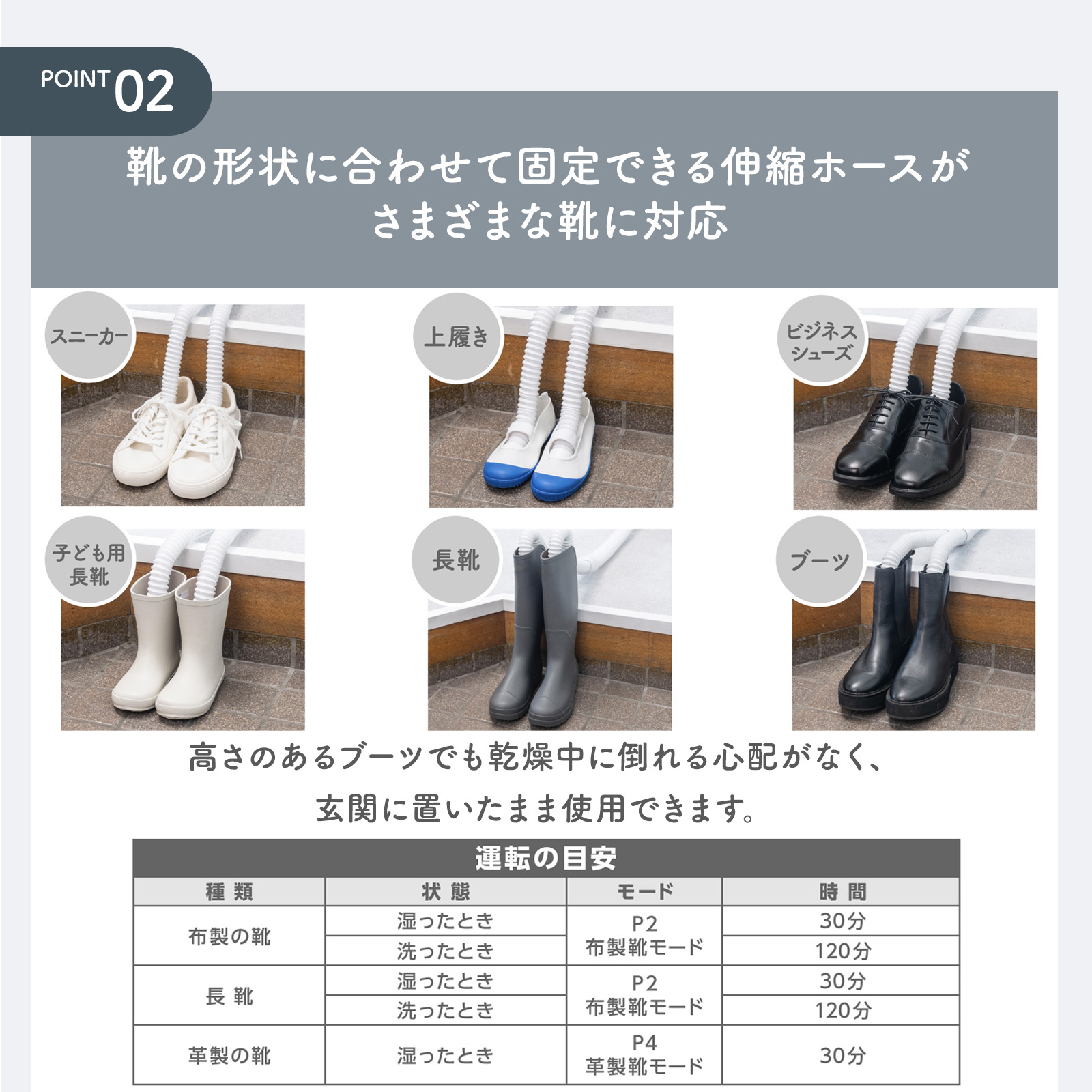 靴乾燥機 靴 オゾン脱臭 400Wハイパワー 布団に使える おしゃれ タイマー  衣類 小型 布団 コンパクト タッチパネル 送料無料 | Flaundry | 07
