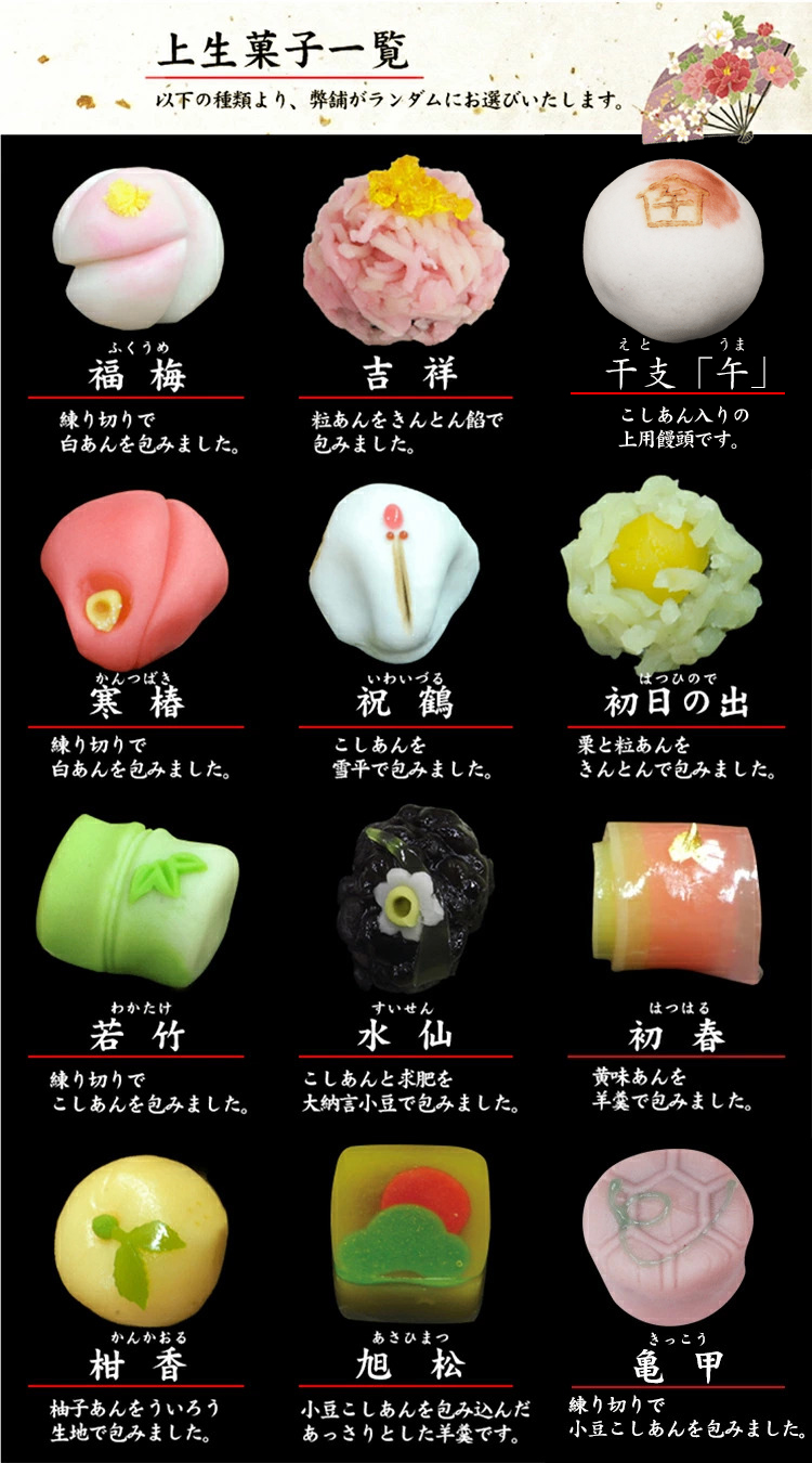 上生菓子一覧