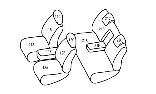 ウィンダム シートカバー MCV20 MCV21 H8/7-H11/8 5人 セダン