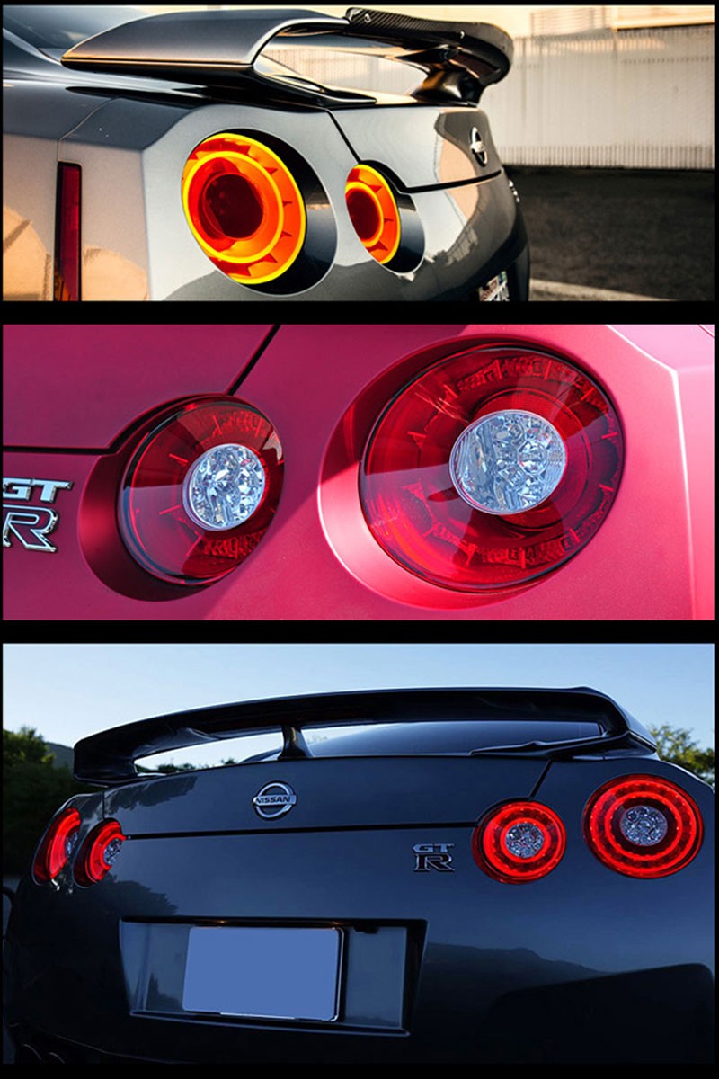 豪華な テールランプ LED ブラック GT-R R35 2007～ オールモデル 左右