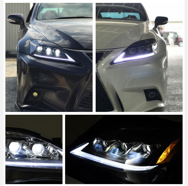 IS ヘッドライト GSE20 GSE21 GSE25 USE20 ISF ISC 3眼現行ルック L