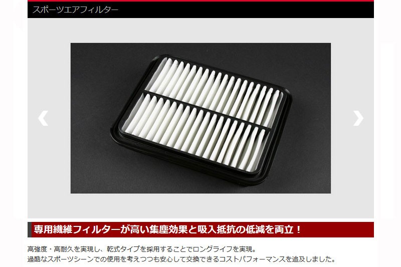 Kei エアフィルター HN22S 4型-7型 H13/04- スポーツエアフィルター