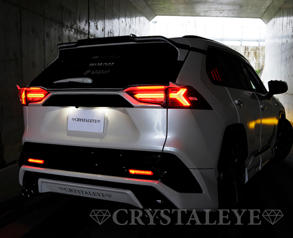 RAV4 クリスタルアイテールランプ ブラックモデル 加工なし
