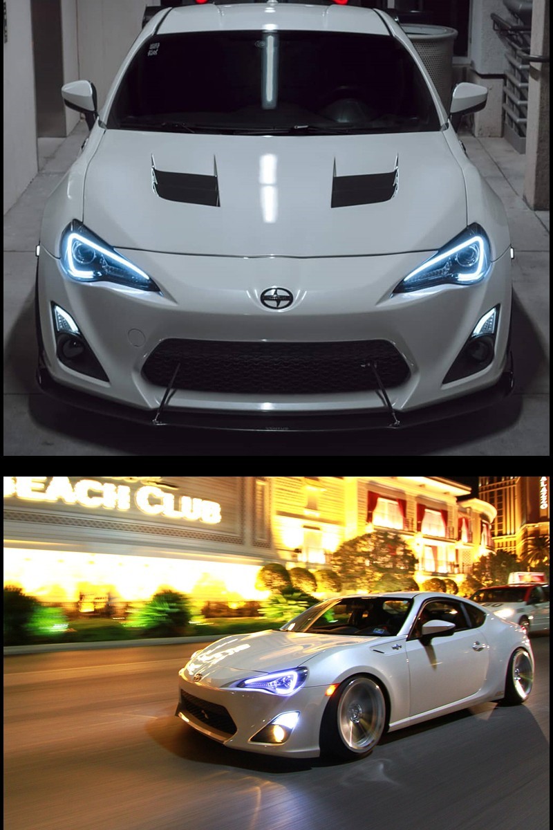 86 BRZ ヘッドライト ZN6 ハチロク ZC6 前期 純正HID車 LEDライトバー