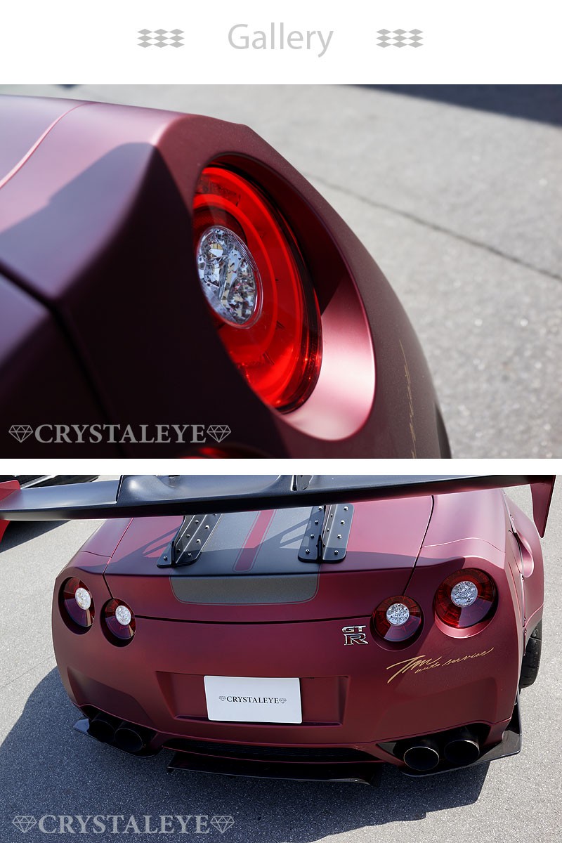 GT-R LEDテール R35 ダブルファイバーリング フルLEDテールランプ CRYSTALEYE (S181 : crystaleye0097 :  カスタムパーツ専門店 Daizen - 通販 - Yahoo!ショッピング