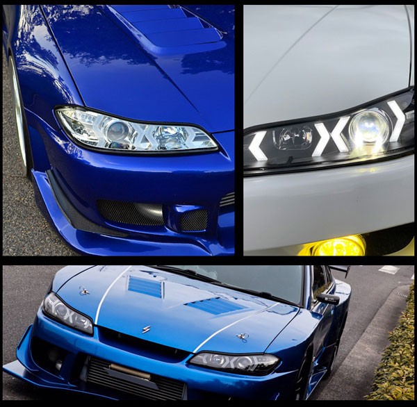 シルビア ヘッドライト S15 ヴァリエッタ 次世代イカリング