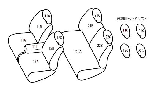 ラパン シートカバー HE22S H24/5-H27/5 4人 カジュアルG ベレッツァ