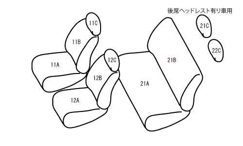 アルト シートカバー HA25S H25/3-H26/12 4人 ワイルドステッチα