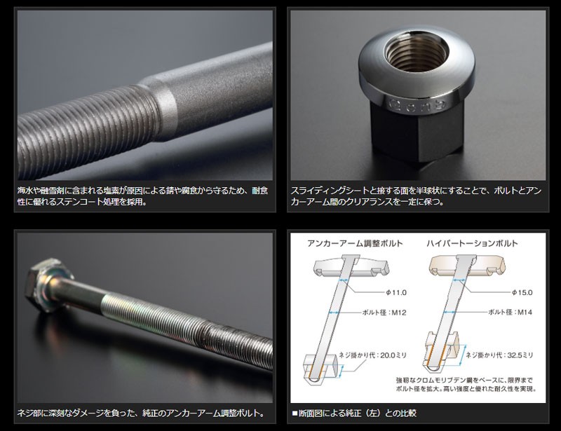 ハイエース TRH/KDH/GDH200系 ハイパートーションボルトキット 玄武/Genb (SDTBKH :genb0032:カスタムパーツ専門店  Daizen - 通販 - Yahoo!ショッピング