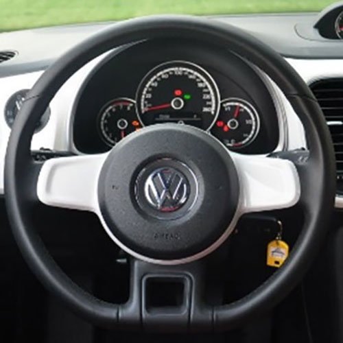 VW ザ・ビートル ステアリング 16C 2012/4- 本革巻替キット エクスチェンジキット Tricolore/トリコローレ (1V-21 NS｜daizens-shop2｜02